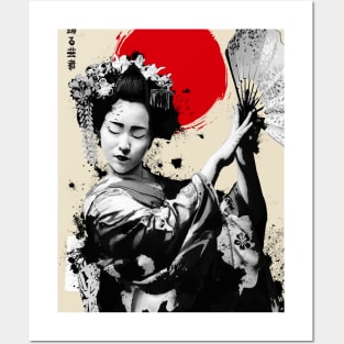 Dancing Geisha Posters and Art